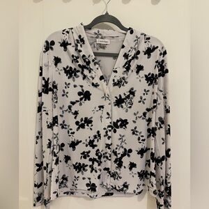 Calvin Klein Floral Blouse (L)